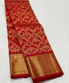 Red Kanjivaram Silk Saree | Traditional Wedding Wear