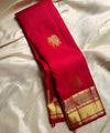 Red Kanjivaram Silk Saree | Traditional Wedding Wear