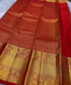Red Kanjivaram Silk Saree | Traditional Wedding Wear
