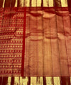Red Kanjivaram Silk Saree | Traditional Wedding Wear