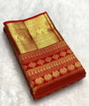 Red Kanjivaram Silk Saree | Traditional Wedding Wear