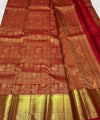 Red Kanjivaram Silk Saree | Traditional Zari Weave
