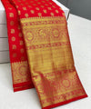 Red Kanjivaram Silk Saree | Wedding & Festive Wear