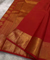 Red Kanjivaram Silk Saree | Wedding & Festive Wear