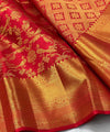Red Kanjivaram Silk Saree | Wedding & Festive Wear