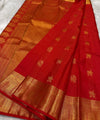 Red Kanjivaram Silk Saree | Wedding & Festive Wear