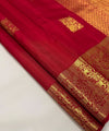 Red Kanjivaram Silk Saree | Wedding & Festive Wear