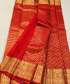 Red Kanjivaram Silk Saree | Wedding & Festive Wear