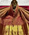 Red Kanjivaram Silk Saree | Wedding & Reception Wear