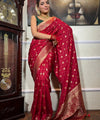 Red Paithani Silk Saree | Festive & Party Wear