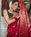 Red Paithani Silk Saree | Festive & Party Wear