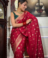 Red Paithani Silk Saree | Festive & Party Wear