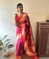 Red Paithani Silk Saree | Wedding & Festive Wear