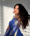 Royal Blue Banarasi Silk Saree | Ethnic Wear for Women