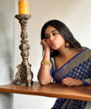 Royal Blue Banarasi Silk Saree | Ethnic Wear for Women