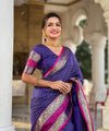 Royal Blue Banarasi Silk Saree | Traditional Wedding Wear