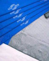 Royal Blue Banarasi Silk Saree | Wedding & Reception Wear