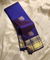 Royal Blue Kanjivaram Silk Saree | Traditional Wedding Wear
