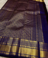 Royal Blue Kanjivaram Silk Saree | Traditional Wedding Wear