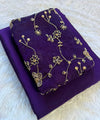 Royal Purple Bollywood Designer Saree | Party & Festive Wear