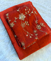 Rust Orange Bollywood Designer Saree | Party & Festive Wear