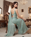 Seafoam Green Silk Saree | Wedding & Festive Wear