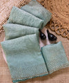 Seafoam Green Silk Saree | Wedding & Festive Wear