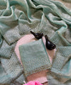 Seafoam Green Silk Saree | Wedding & Festive Wear