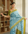 Sky Banarasi Silk Saree | Festival & Ceremony Wear