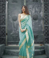 Sky Cotton Saree | Ethnic Wear for Women