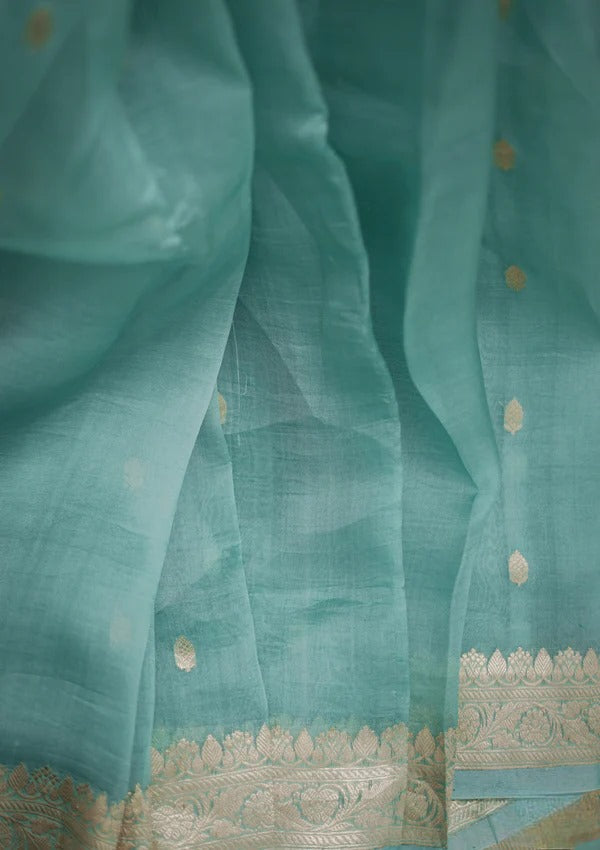 Sky Cotton Saree | Ethnic Wear for Women