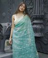 Sky Cotton Saree | Ethnic Wear for Women