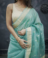 Sky Cotton Saree | Ethnic Wear for Women