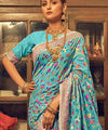 Sky Cotton Saree | Festive & Party Wear