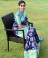 Teal Blue Banarasi Silk Saree | Wedding & Reception Wear