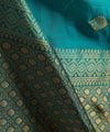 Turquoise Blue Jacquard Silk Saree | Rich Zari Border Saree