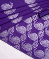 Violet Banarasi Silk Saree | Bridal & Festive Wear