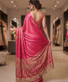 Vivid Pink Trending Designer Saree | Party & Festive Wear