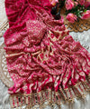 Vivid Pink Trending Designer Saree | Party & Festive Wear