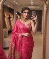 Vivid Pink Trending Designer Saree | Party & Festive Wear