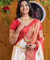 White Banarasi Silk Saree | Ethnic Wear for Women