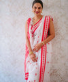 White Banarasi Silk Saree | Festival & Ceremony Wear