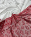 White Banarasi Silk Saree | Festive Celebration Wear