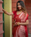 White Banarasi Silk Saree | Festive Celebration Wear
