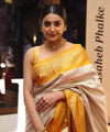 White Banarasi Silk Saree | Traditional Zari Weave