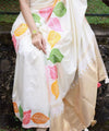 White Banarasi Silk Saree | Traditional Zari Weave