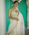 White Cotton Saree | Ethnic Wear for Women