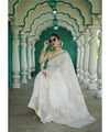 White Cotton Saree | Ethnic Wear for Women