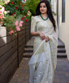 White Cotton Saree | Festive & Party Wear