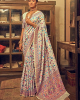 White Cotton Saree | Festive & Party Wear